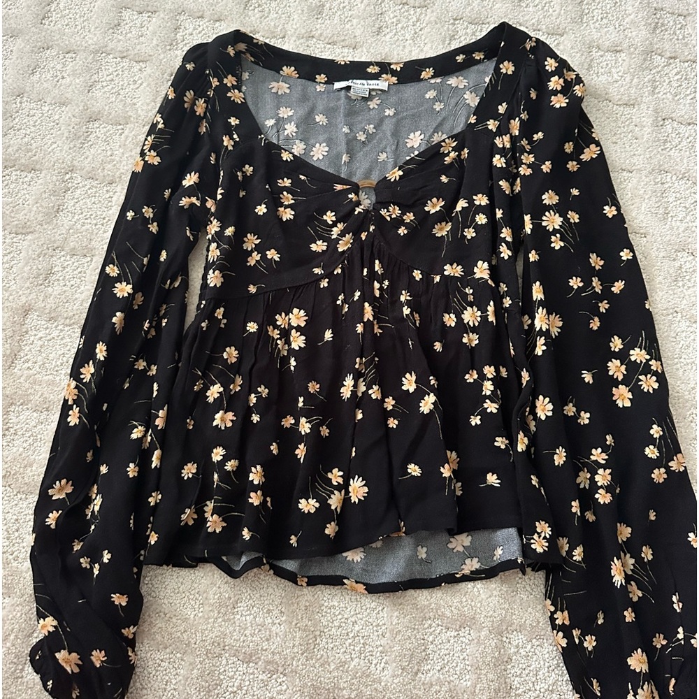 American Eagle Long sleeve summer blouse size XS
